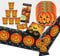 Krause & Sohn Party-Set Kindergeburtstag viele Teile Geschirr Geburtstag Dekoration Geburtstagstisch (Halloween)