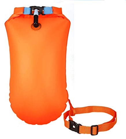 FUNNY HOUSE Schwimmboje Sicherheit Storage wasserdichte Tasche Stand Up Paddling Oder Schwimmer Triathleten Wassersportler Offenen Wasser Schwimmer Schwimm Boj Aufblasbar(20L)