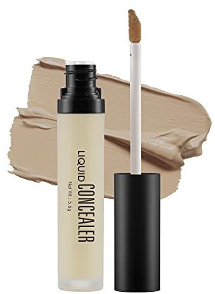 Swiss Beauty Liquid Light weight Concealer with Full Coverage | Easily Blendable Concealer for face makeup with Matte finish | Shade- Light Moyen 03 5.6g