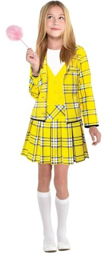(PKT) (9909294) Child Girls Clueless Cher Costume (6-8yr)