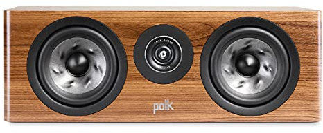 Polk Audio Reserve Series R300 Kompakter Mittelkanal-Lautsprecher für dynamisches, detailliertes Audio, 2,5 cm Pinnacle-Ring-Hochtöner & Dual 13,3 cm Turbinenkegel-Tieftöner, hochauflösende,