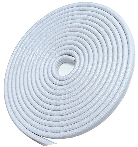 SYOAUTO 10M Autotür Kantenschutz Kein Kleber, Auto Universal Fit Weiß Kantenschutz Bleche für Limousinen, LKW, SUV, ATV, UTV