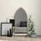 Tidyard Espejo de Pared en Metal Efecto Ventana Espejo de Hierro Color Arena para Uso Interior 100x45 cm 3# Espejos de Maquillaje ​Espejo de Pared Decoración Maquillaje Espejos