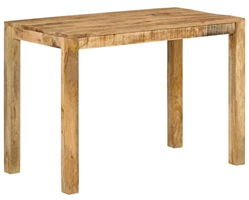 vidaXL Esstisch Esszimmertisch Küchentisch Speisetisch Holztisch Tisch Küche Esszimmer Restaurant Möbel Bistrotisch 110x55x76cm Massivholz Mango