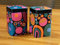 Eigenart Case Cheerful 2er Set Metalldose quadratisch mit Steckverschluss und einer Füllmenge von 100g, TCF7070109