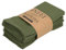 INFEI weich Polyester -Leinen gemischt Abendessen Cloth Servietten, 12 Stück (40 x 40 cm), für Veranstaltungen und den Heimgebrauch (Armeegrün)