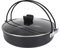 26,9 Cm Großer Japanischer Hot Pot, Irori Nabe Shabu Hot Pot Sukiyaki-Topf Im Japanischen Stil Mit Glasdeckel, Suppentopf aus Aluminiumlegierung, Mehrzweck-Antihaft-Kochtopf
