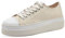 Tamaris Damen Sneaker Low Textil; IVORY/beige; 41 EU