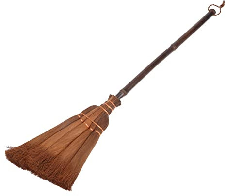 1 Pc Escoba infantil cepillo de limpieza escoba de hojalata de escritorio decoración vintage sofá escoba de palma natural escoba de limpieza herramienta manejar