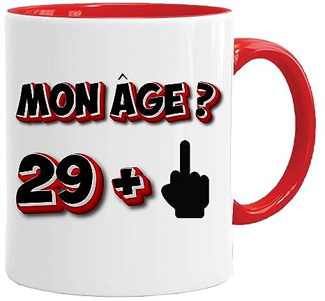 Jungle - Taza de regalo de cumpleaños de 30 años Rigolo divertido | Regalo de cumpleaños para él o ella - Regalo de cumpleaños | Profanidad gruesa | Taza regalo | Hombre Mujer Humor Original (30)