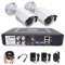 Kamerasicherheitssystem, DVR CCTV Überwachungskamerasystem 2 STÜCKE Kamera AHD Analog Kit HD 720P/1080P Metallkugel Wasserdichtes Videoüberwachungsset Videoüberwachungsset (Color : 720P Camera, Size