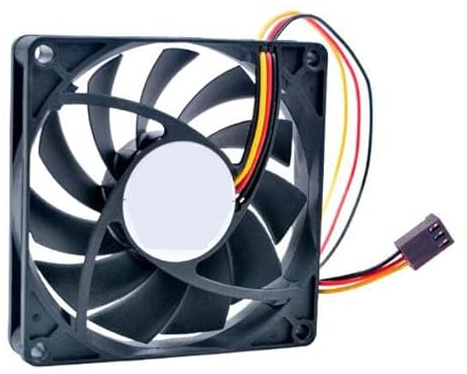 Zyvpee 80MM R128015BL 12V 0.19A 3 Wires 3 Pins CPU Cooling Fan 80x15mm