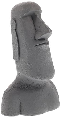 CIYODO Leichte Moai-skulptur Hochwertigem Dekorative Desktop-Figur Niedliche Nordische Osterinsel-Dekoration Für Schreibtisch Und Für Sammler Und Kunstliebhaber