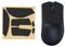 kwmobile Mouse Grip Tape Compatible with Razer DeathAdder V3 Pro Grip Tape - Non-Slip Faux Leather - Black