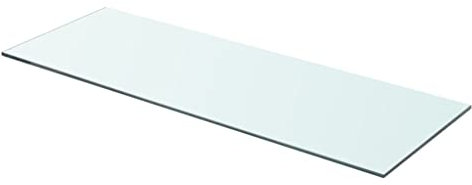 Pxznbe Wandregal aus gehärtetem Glas, transparent, 70 x 25 cm, leicht zu reinigen, robust, für Häuser, Geschäfte, Paneel, Regal, Schlafzimmer, Wohnzimmer, Präsentation von Produkten und Deko-Objekten