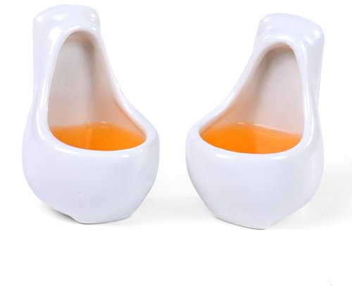 sicitu Novelty Shot Glasses, 2PCS Funny Shot Glasses, Adults Dumb Cool Toilet Shot Glasses, Funny Gag Mug Set, Gag White Elephant Christmas Gifts for Men Women, Porta Potty Shot Glasses 1.4oz/40ml