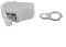 Clip per aletta parasole auto, clip di supporto per aletta parasole interna, fermo per aletta parasole, staffa di fissaggio per Fiat 500L 2014-2017