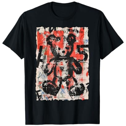 Y2K Teddy Bear Edgy Vintage Retro Urban Streetwear Teddy T-Shirt