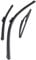 Front Rear Windscreen Wiper Blades Soft Rubber Windshield Rain Brushes Replacement for 500 500C 500L 2009 to 2023