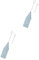 LALAFINA 2pcs Paint Shaker Mixer Scale Model Paint Mixer Painting Color Blender Wet Palette Mini Mixer Epoxy Mixer Mini Mixer Whisk Blue