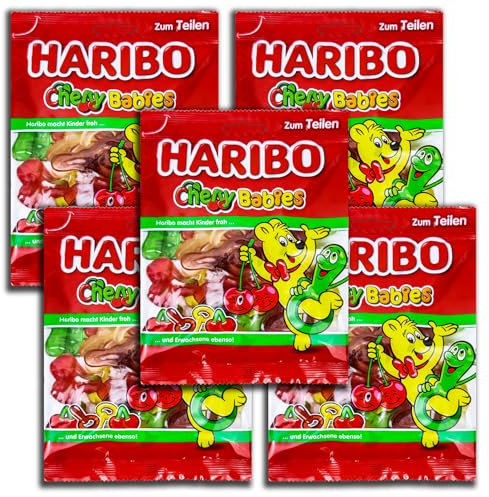 5 er Pack Haribo Cherry Babies 5 x 175 g