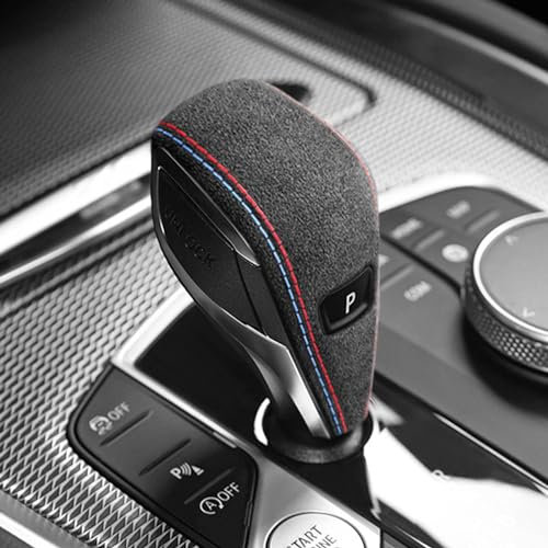 BETTERHUMZ Auto Schaltknauf Abdeckung Verkleidung für BMW G20 G22 G29 330i 340i M340i 2 3 4 X3 X4 Z4 IX3 I4 Serie für Alcantara Wrap modifizierte Dekoration Innenzubehör