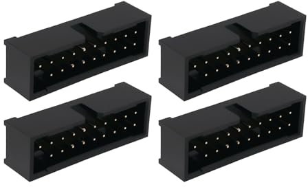 YINETTECH Lot de 4 connecteurs internes USB 3.0 à 19 broches pour remplacer les connecteurs de carte mère USB 3.0 pliés ou cassés