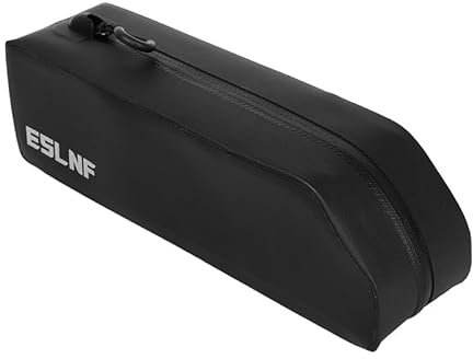 Rarapop Bike Top Tube Bag, Waterproof Bicycle Front Frame Bag, Bicycle Pouch Compatible with Phone, Cycling Tools Storage Pouch for MTB Road Bike (Black)