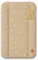 Wickelauflage Wickelunterlage abwaschbar und wasserdicht 70x50 cm - Wickelmatte zum Auflegen auf Wickeltisch Wickelaufsatz Wickelkommode oder Waschmaschine changing mat 70 x 50 Beige mit Weiß Sternen