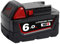 1 Piece 18V 6.0Ah Compatible With Milwaukee M18 XC M18B6 Rechargeable Lithium Ion Battery 48-11-1850 2646-60 Power Tools