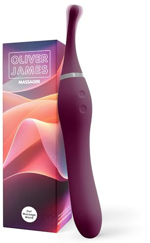Oliver James Klitoris-Vibrator Wand für Frauen mit 10 Lustmodi