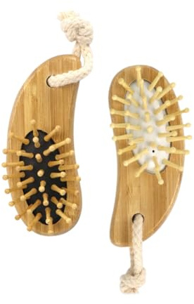 LOLIPPYY 2 Stück-pack Kopfhautmassagegeräte mit Glatten Kämmen zur Vermeidung von Haarverheddern Praktische Massagebürsten für Damen zur Täglichen Kopfhautpflege und Entspannung