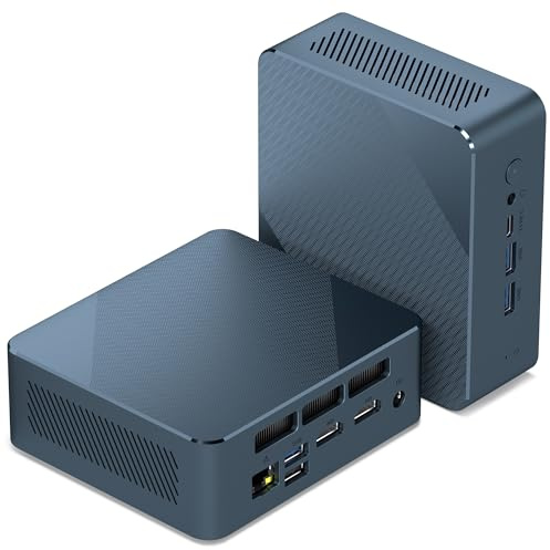 Getorli Mini PC, AMD Ryzen 5 3550H（Max 3.7GHz） 16GB DDR4 1TB SSD，Mini Desktop Computer Support 4K@60Hz Dual HDMI/USB-C/WiFi 5/BT5.0 for Home Office, Business & Light Gaming