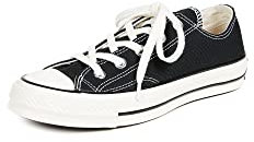 Converse Unisex Taylor Chuck 70 Ox Sneakers, Schwarz (Black/Black/Egret 001), 43 EU