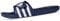 adidas Unisex Adissage Slides, Dark Blue/Cloud White/Dark Blue, 10 UK