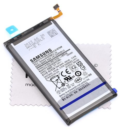 Akku für Samsung Original EB-BG975ABU für Samsung Galaxy S10 Plus / S10+ (G975F) mit mungoo Displayputztuch