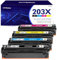 CMYBabee 203X Kompatibel für HP M281fdw Toner, Kompatibel für HP 203X Toner Color Laserjet Pro MFP M281fdw M254dw M281fdn M254nw M280nw M281cdw M254dn M281 M254 M280 CF540X CF540A (4 Pack)