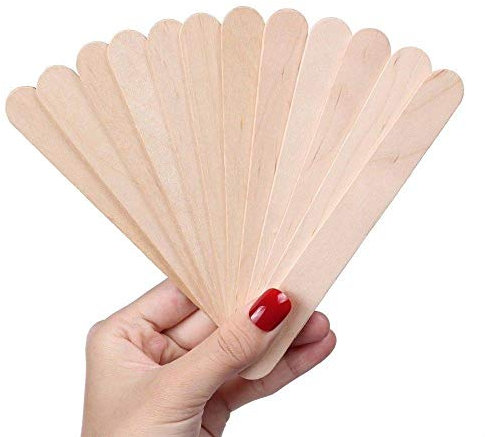 Nillkanth Waxing Spatula-Thick Wooden Tongue Depressor Tattoo Wax Stick, Medical 15cm