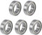 sourcing map 5 Stück Kugellager Rillenkugellager MR148ZZ 8mm Innendurchm 14mm Außendurchm 4mm Bohrung Doppelt Geschirmt Chromstahl Z2 für Skateboard 3D Drucker Roller Inline Skates