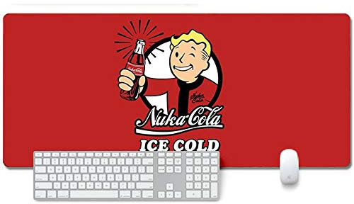 ITBT Fallout 76 Tappetino Mouse Gaming, Grande Anime Mouse Pad XXL 900x400mm Confortevole, Lavabile, 3mm Antiscivolo Tappetino Scrivania Supporto per Ufficio Computer, Adatto per Computer e PC, P