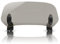 368mm Motorrad Windabweiser Verstellbare Clip-on Windschutzscheibe Zubehör Windschild Windschutzscheibe Verlängerung Erweiterung Spoiler Aufsatz Schwarz