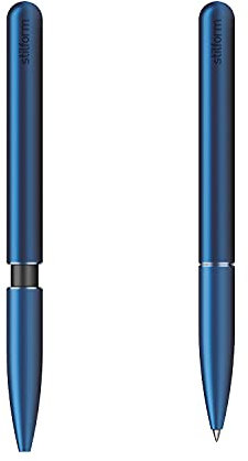 stilform 200031 Kugelschreiber aus Aluminium – patentierter Ballpoint PEN, verschiebbare Kappe mit Magnet, Night Sky