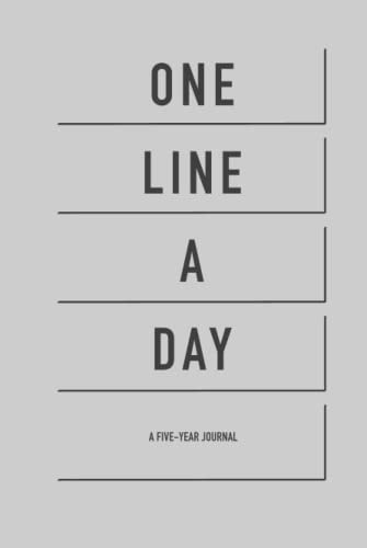 One Line A Day: A Five-Year Journal