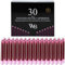 Wordsworth & Black Fountain Pen Ink Refills - Set of 30 Pink Ink Cartridges - International Standard Size - Length APPR 2.3 - Base Diameter APPR 0.24 - Disposable and Generic