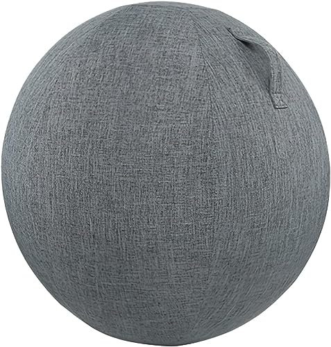Gymnastikball-Abdeckung for 55/65/75 cm Ball mit Griff, flauschige Yoga-Ball-Abdeckung, Gymnastikball-Schutz, kratzfest, Sitzball-Stuhl-Abdeckung, Fitness-Ball-Abdeckung, maschinenwaschbar ( Color : D