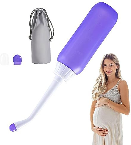 Tragbares Bidet für unterwegs, Persönliche Hygiene und Pflegemittel, Intimbereich-Irrigator, 400 ml, Tragbares Gerät für die persönliche Hygiene und Pflege privater Teile für Fahrer und Reisen