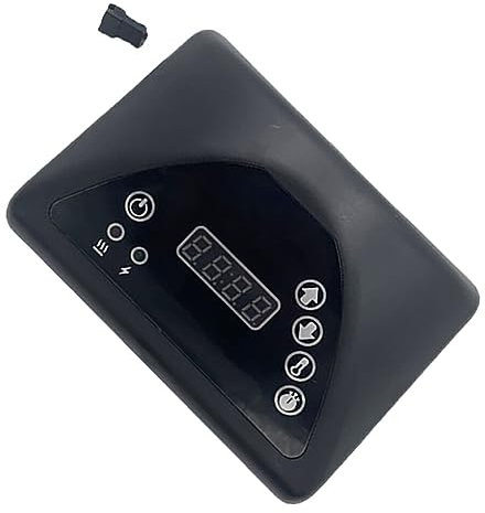 YUSSEQDD Pantalla precisa del ahumador del Panel de Control de Temperatura - Pantalla Digital LED portátil y fácil de Usar Plástico