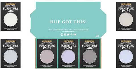 Rust-Oleum Furniture Paint in Gloss Finish – Pastel Purples Tester Box
