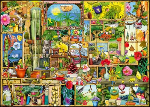 Ravensburger Puzzle 12000659 - Grandioses Gartenregal - 1000 Teile Puzzle für Erwachsene und Kinder ab 14 Jahren,