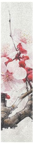 KAAVIYO Japanische Kirschblüte Skateboard Griptape Rutschfest Selbstklebend Longboard Griptapes Aufkleber Griffband 9x33in,44x10in(1pcs)
